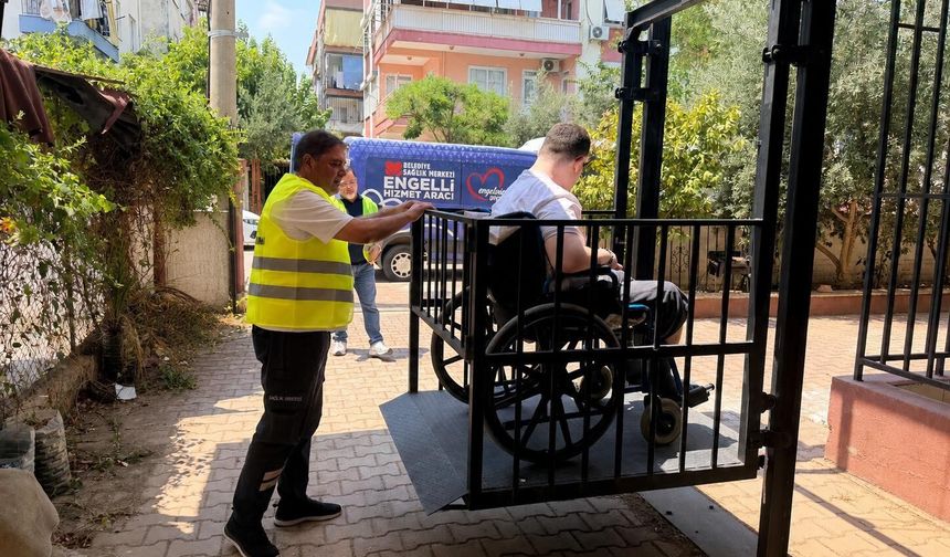 Kepez'de engelleri aşan hizmet
