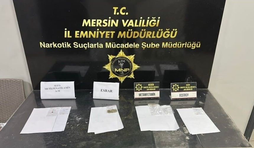 Mersin'de uyuşturucu operasyonu: 3 tutuklama