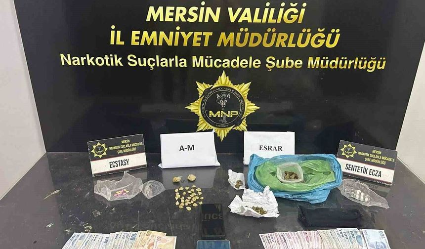 Mersin'de uyuşturucu operasyonu: 4 şüpheli tutuklandı