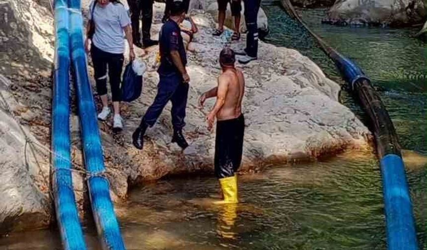 Su arızasını gidermeye çalışan muhtar kayalıklardan düştü