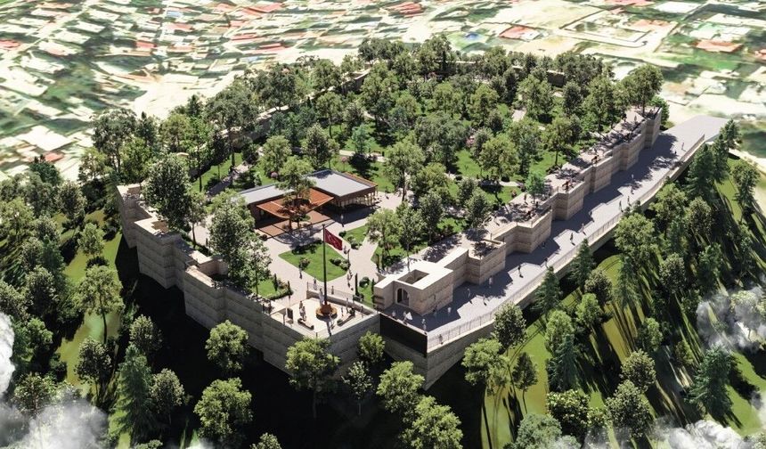 Tarihi Kahramanmaraş Kalesi restorasyonunda sona yaklaşılıyor