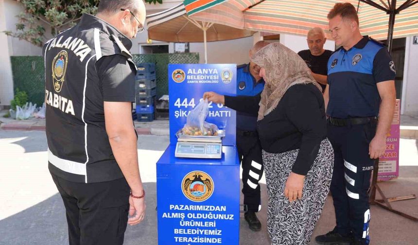Alanya'da 'güven terazisi' uygulaması başlatıldı
