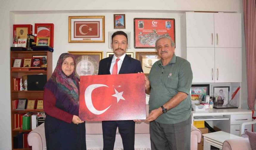 Cumhuriyet Başsavcısı Kapıcı'dan 15 Temmuz şehidinin ailesine ziyaret