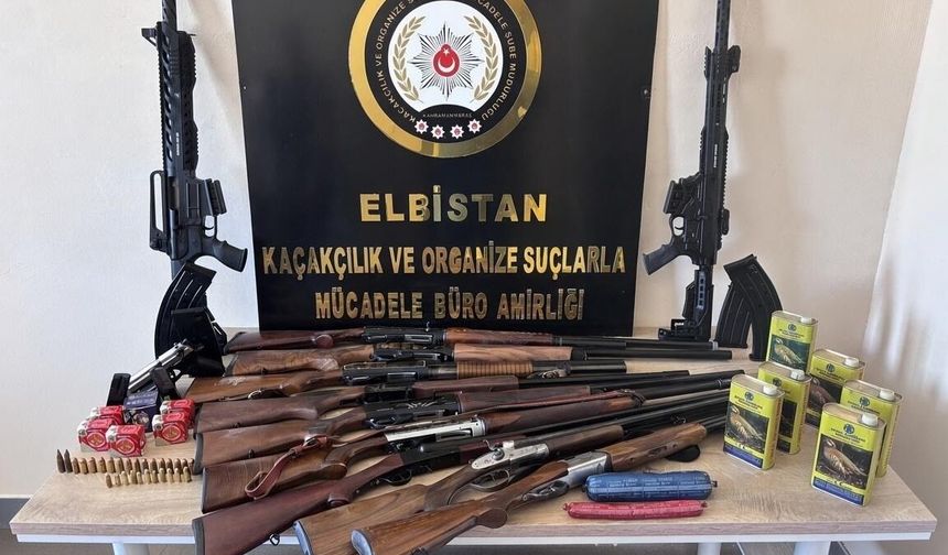 Kahramanmaraş'ta uyuşturucu ve silah operasyonlarında 4 şüpheli tutuklandı
