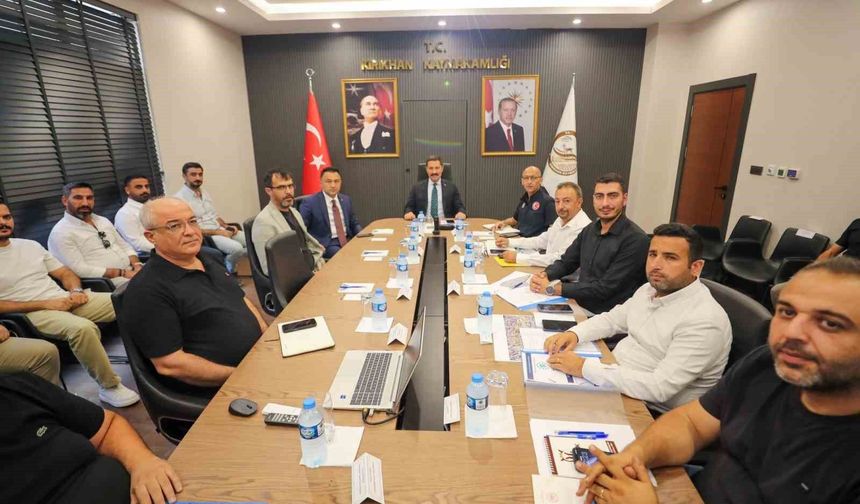 Kırıkhan'da rezerv alanlarında yürütülen çalışmalar değerlendirildi