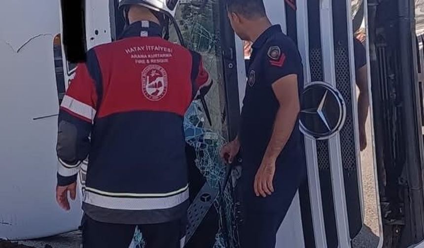 Kırıkhan'da trafik kazası: 1 yaralı