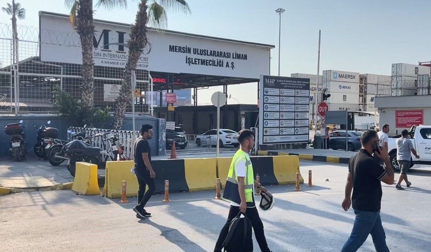 Mersin limanında kimyasal sızıntısı iddiası