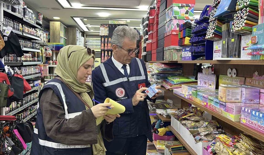Mersin'de kırtasiyelere sıkı denetim