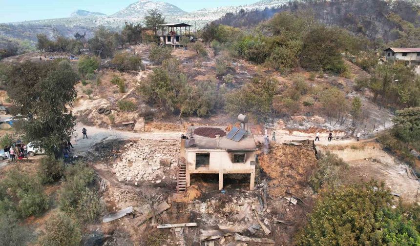Orman yangınında acı bilanço: 19 hane yandı