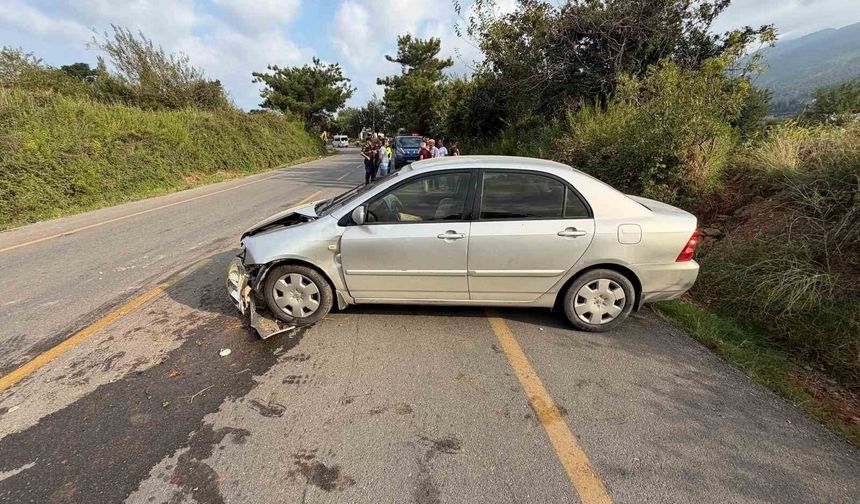 Osmaniye'de kontrolden çıkan otomobil takla attı: 1 yaralı