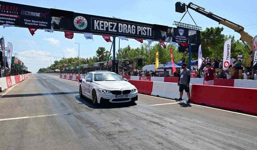 Türkiye Otodrag Şampiyonası Kepez'de nefes kesti
