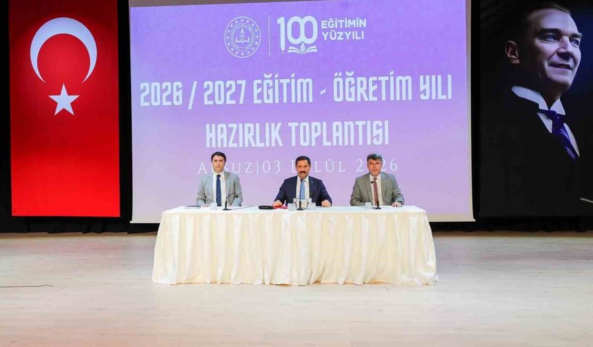 Vali Masatlı başkanlığında 2026-2027 eğitim öğretim yılı hazırlık toplantısı gerçekleştirildi